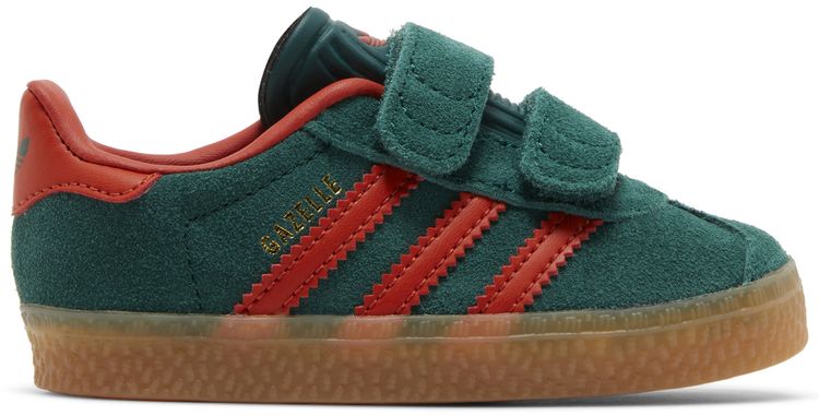 Adidas Gazelle I Collegiate Green Preloved Red
