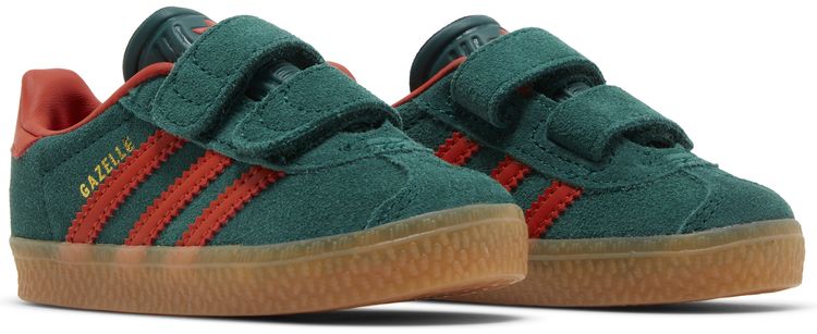 Adidas Gazelle I Collegiate Green Preloved Red