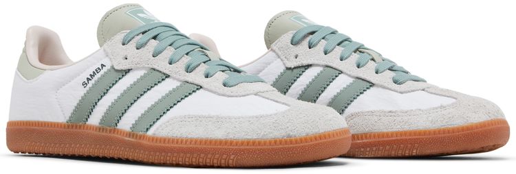 Adidas Wmns Samba OG White Silver Green