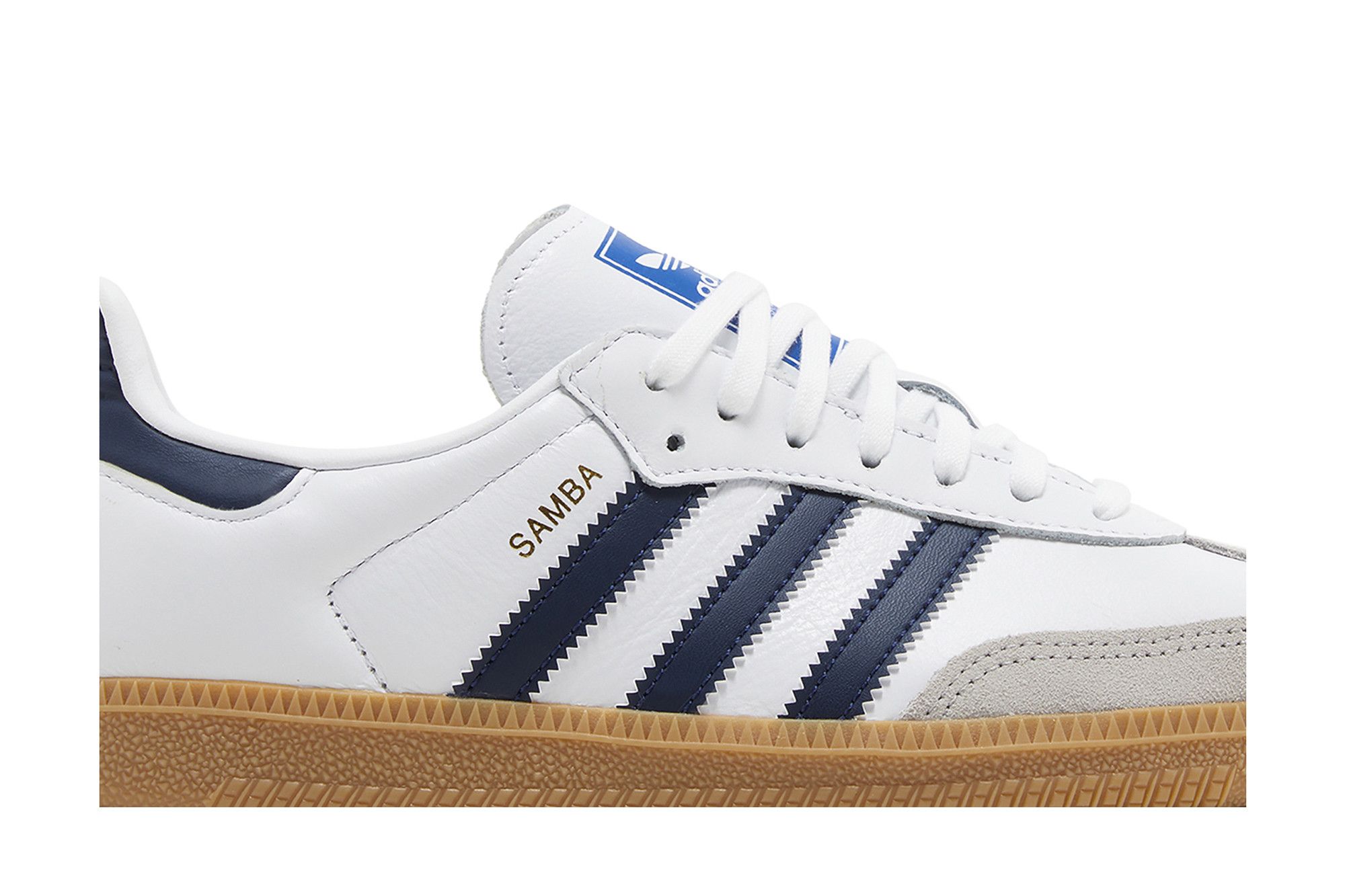 Adidas samba og white navy hot sale