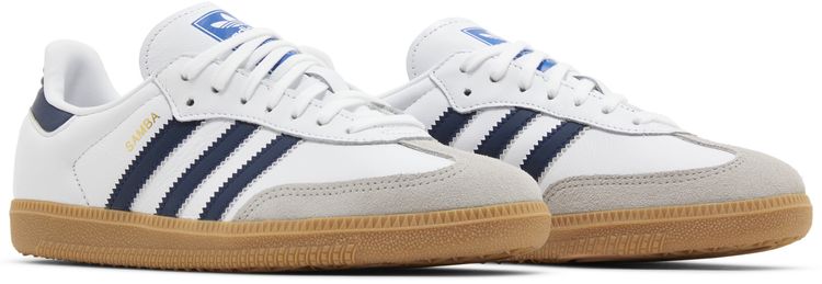 Adidas Samba OG Big Kid White Night Indigo Gum