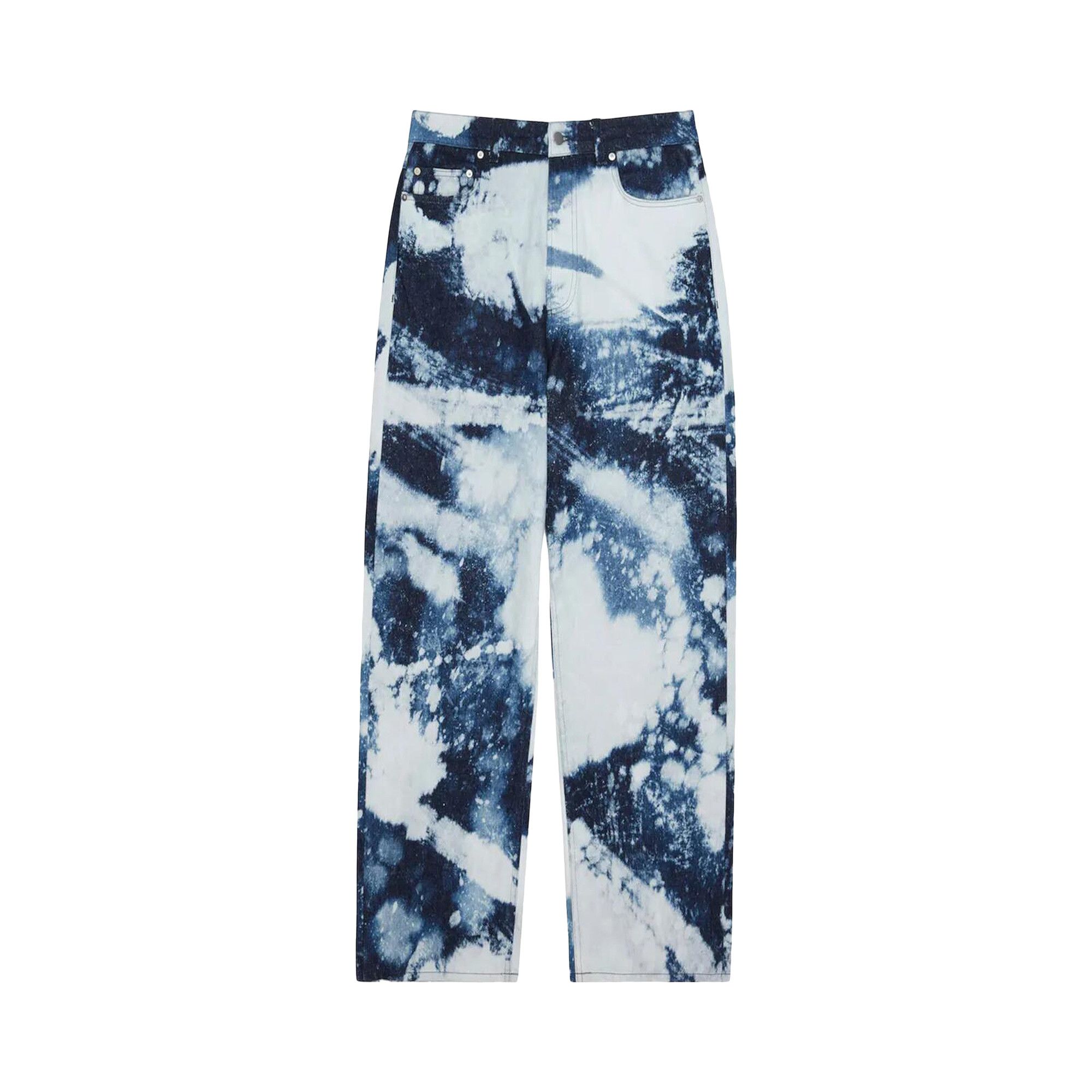 【EZKATON】Bleach Washing Wide Denim Pants★SHLP6708 EZKATON】23SS☆ Bleach Washing Wide Denim Pants (EZKATON