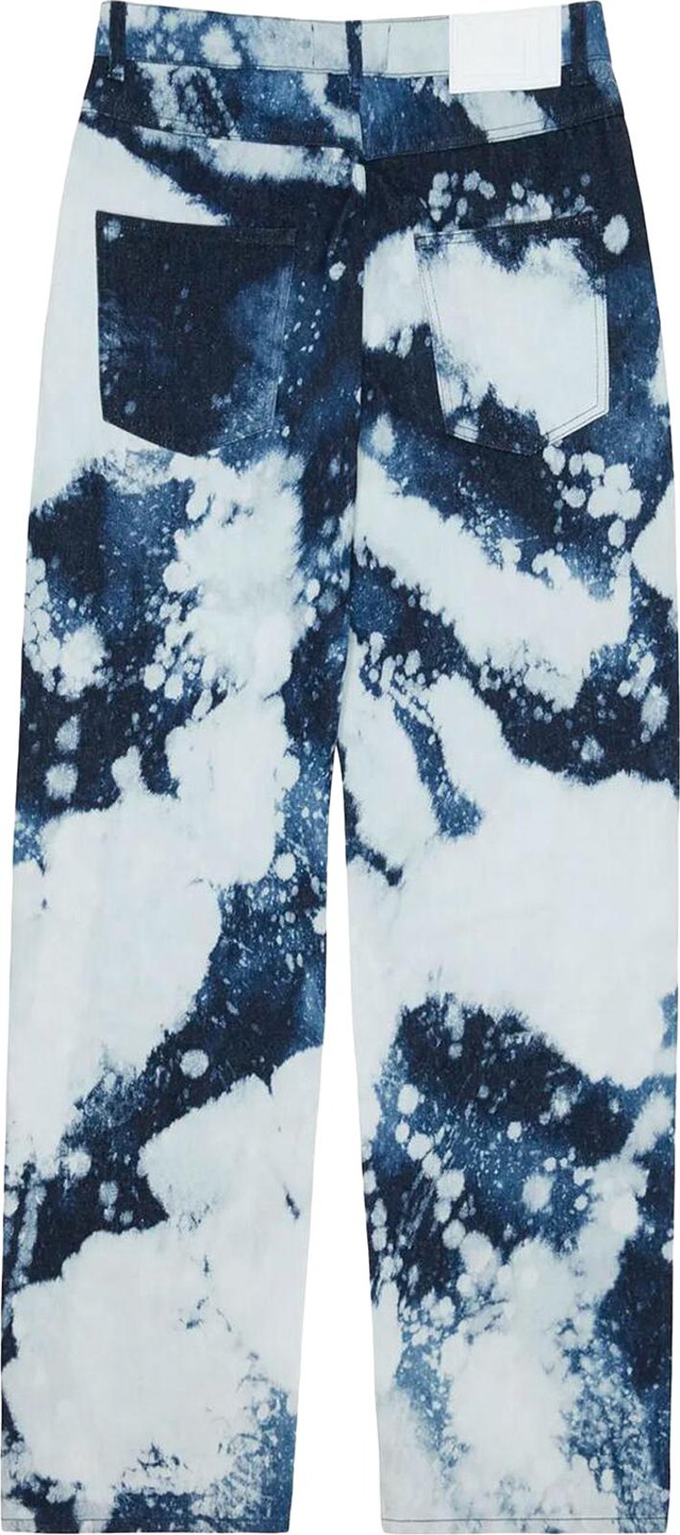 A Cold Wall Hand Bleached Wide Leg Jean Bleach Wash