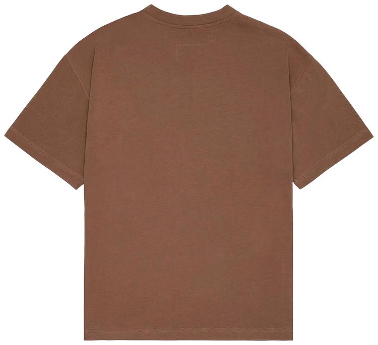 A Cold Wall Essentials Small Logo T Shirt Light Brown