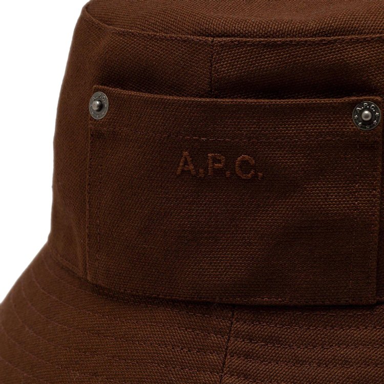 APC 5 Borough Snapback Chocolate