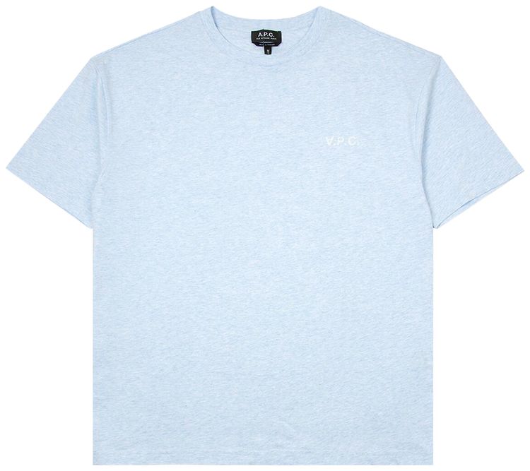 APC Joachim T Shirt Sky Blue Heather