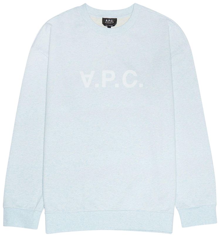 APC Eliot Sweatshirt Sky Blue Heather