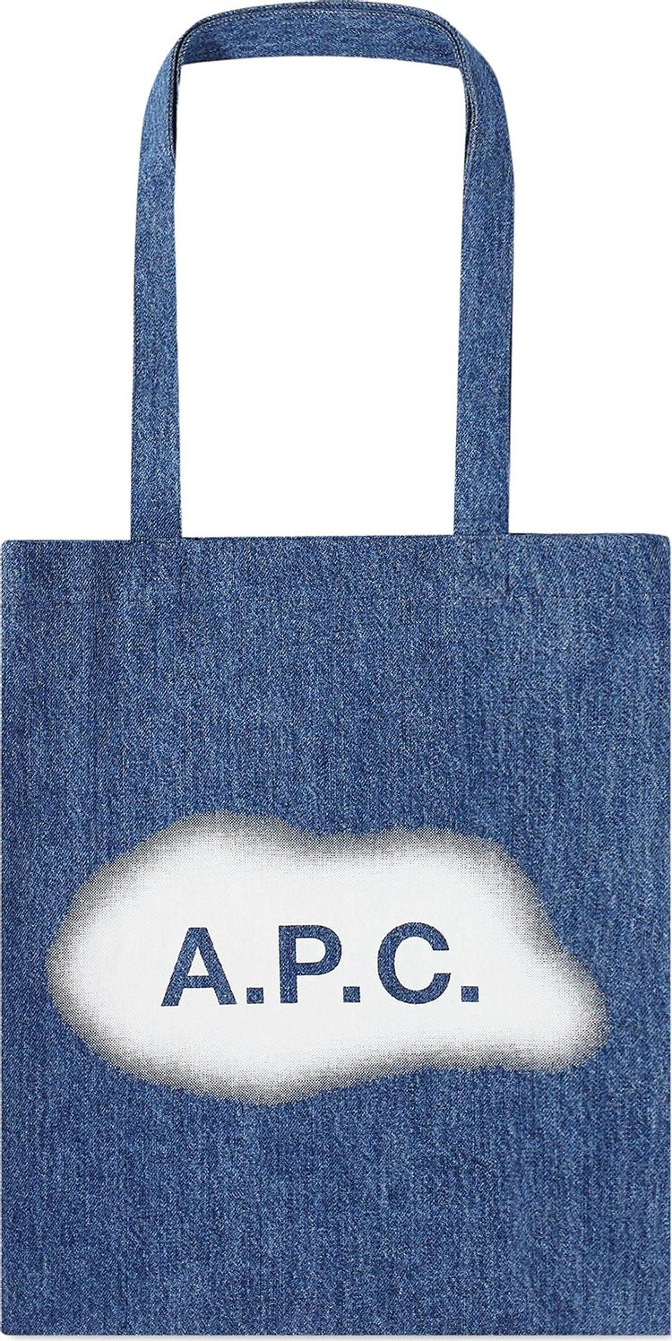 A.P.C. Lou Tote Bag 'Washed Indigo'