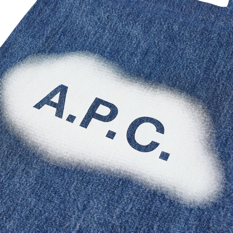 APC Lou Tote Bag Washed Indigo