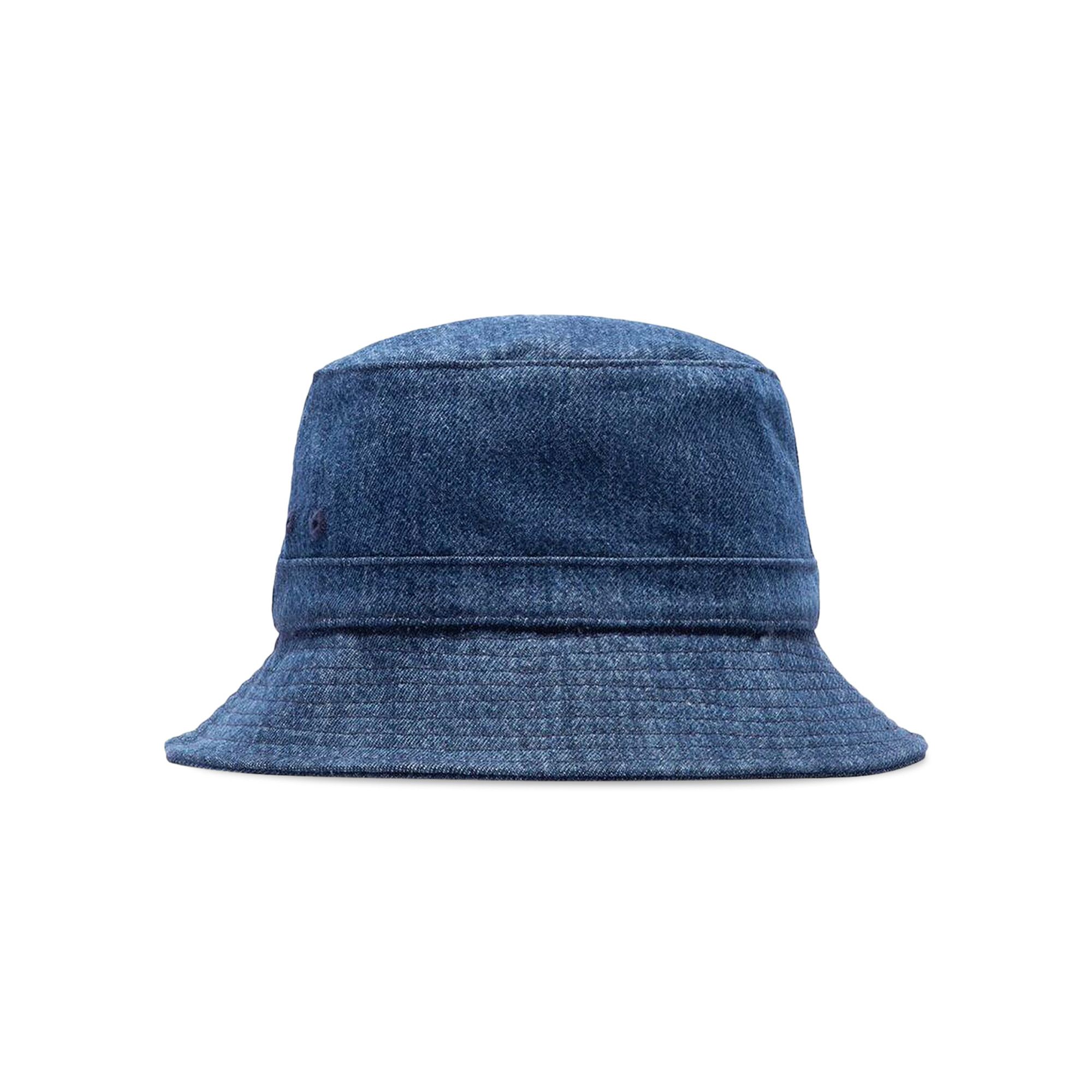 帽子・その他 depound Linen denim washed bucket hat indigo DP2412HT001MIGX linen denim washing bucket hat - indigo – depound