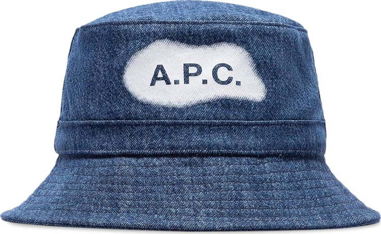 A.P.C. Mark Bucket Hat 'Washed Denim'