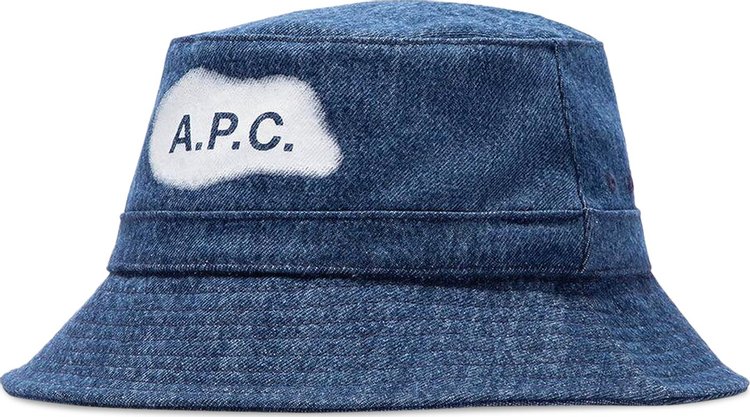 APC Mark Bucket Hat Washed Denim