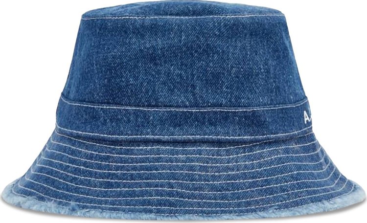 APC Mark Bucket Hat Washed Indigo