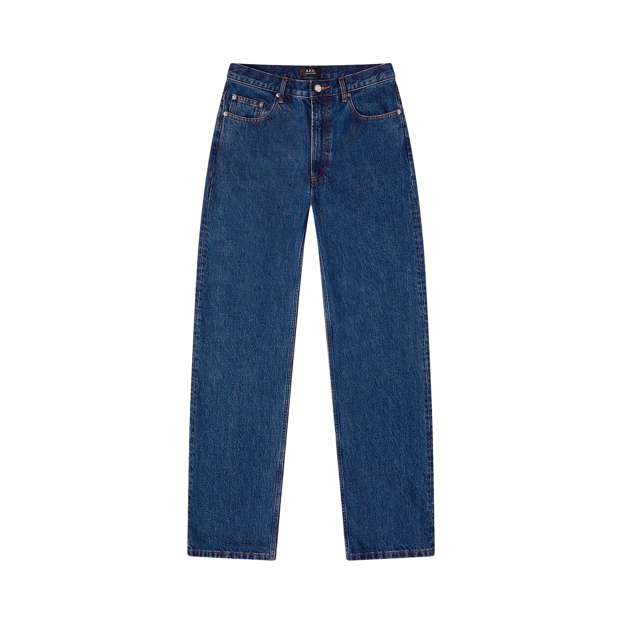 A.P.C|JEANS (RELAXED JEAN (COGWB F09200 IAL)) Buy A.P.C. Relaxed Jean 'Washed Indigo' - COGWB H09199 IAL