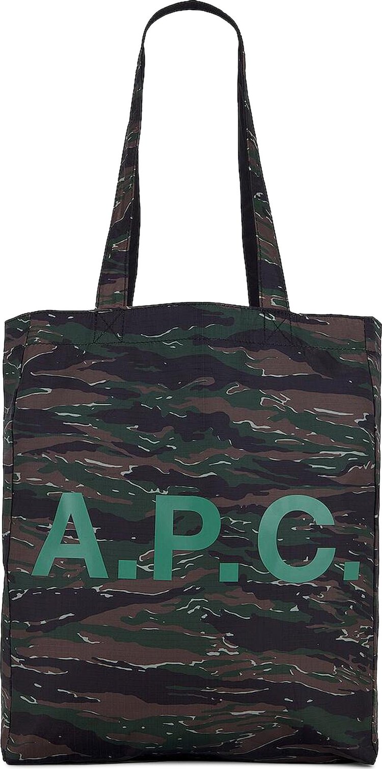 A.P.C. Lou Reversible Tote Bag 'Khaki'