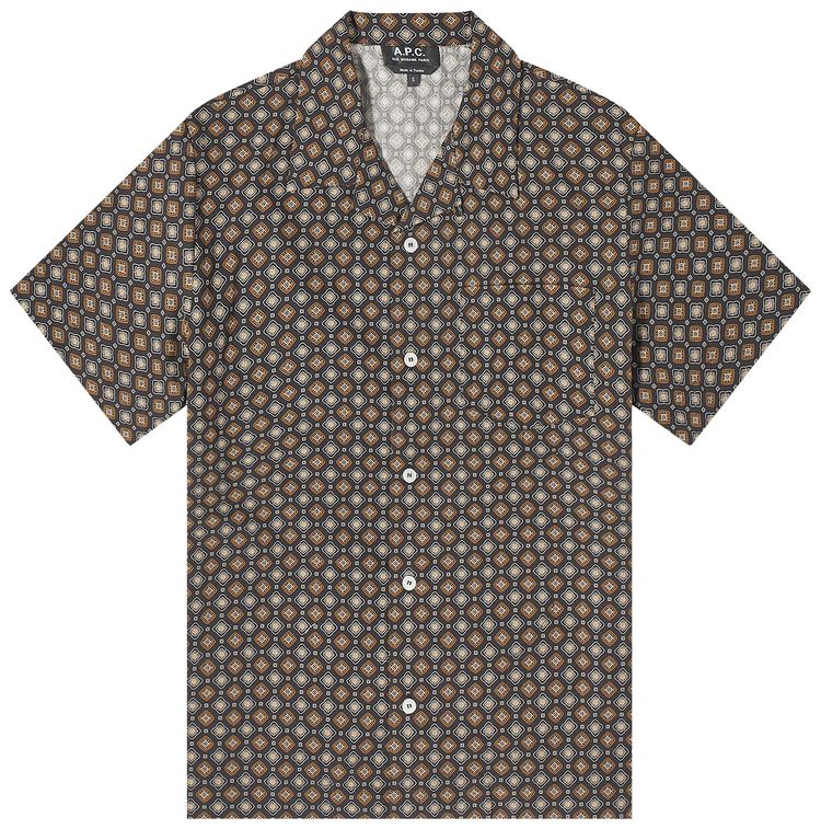 APC Lloyd Short Sleeve Shirt Black