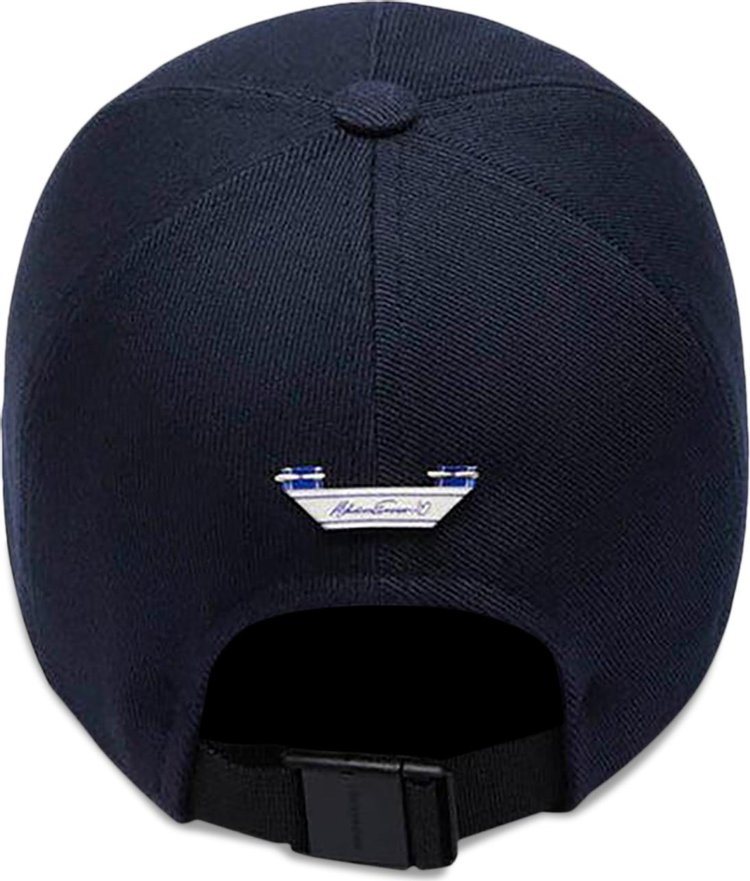 Ader Error Distressed Logo Cap Navy