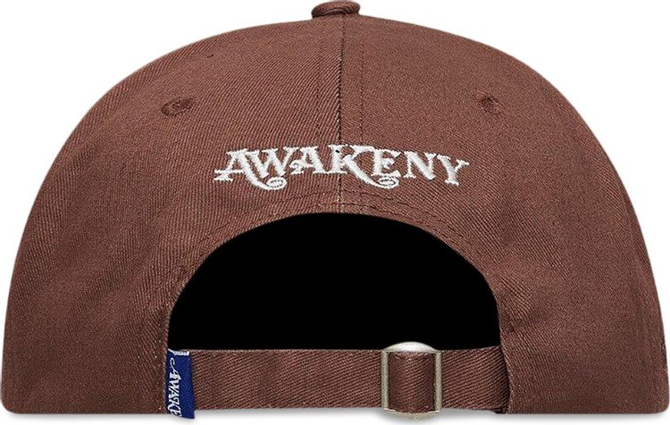 Awake NY Embroidered Mind Body 5 Panel Hat Sienna