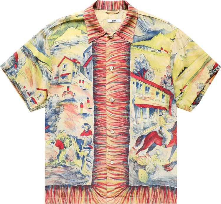 Bode Pampa Pony Short-Sleeve Shirt 'Multicolor'