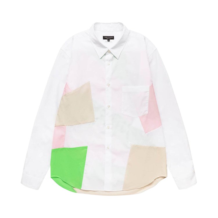 Comme des Garçons Homme Plus Long-Sleeve Shirt 'White/Multicolor'