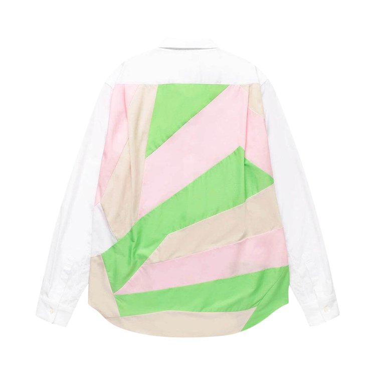 Comme des Garcons Homme Plus Long Sleeve Shirt WhiteMulticolor