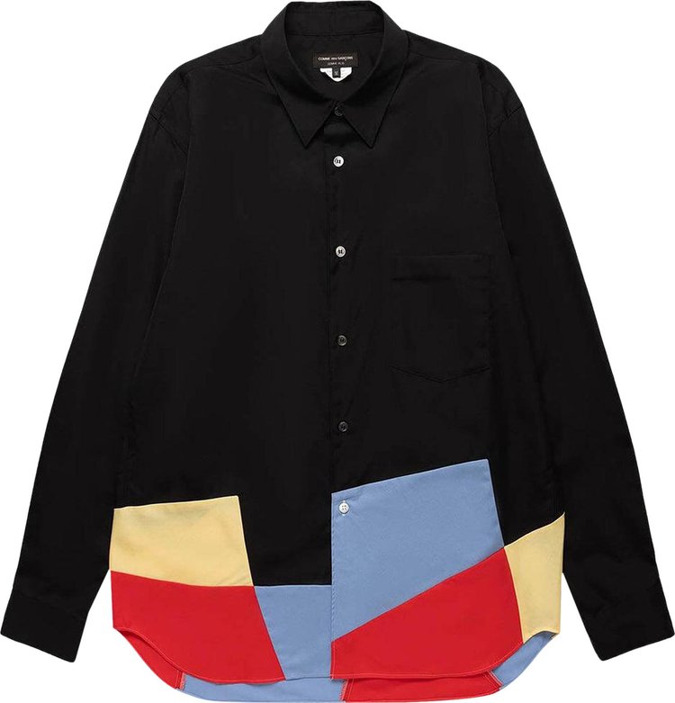 Comme des Garçons Homme Plus Long-Sleeve Shirt 'Black/Multicolor'
