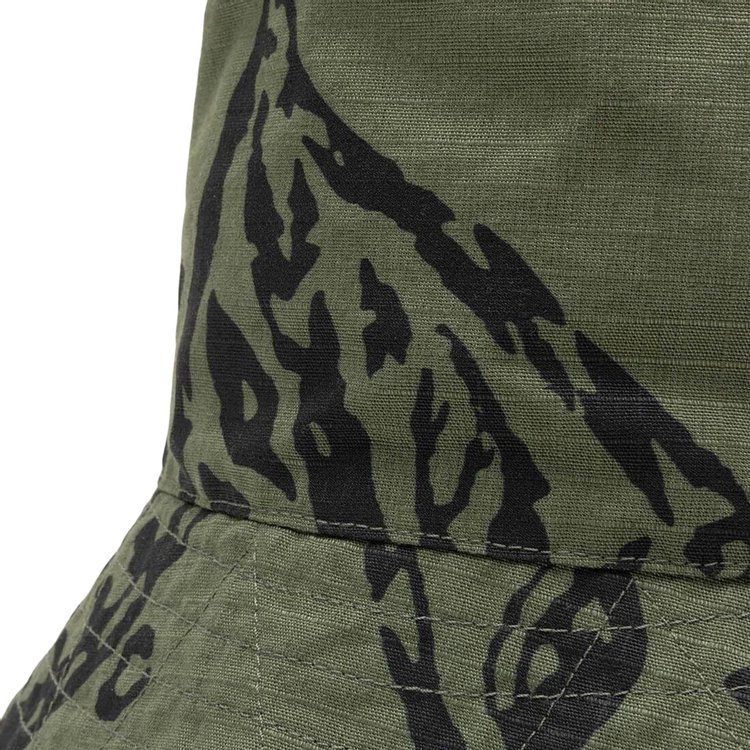 Engineered Garments Floral Print Bucket Hat Olive