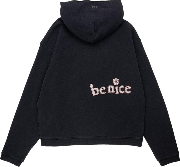 ERL Venice Patch Hoodie Black