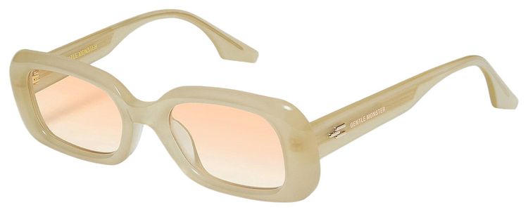Gentle Monster Square Frame Sunglasses Ivory