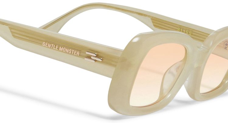 Gentle Monster Square Frame Sunglasses Ivory