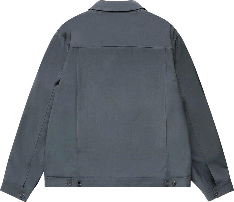 Helmut Lang Tailored Zip Up Jacket Ocean Grey