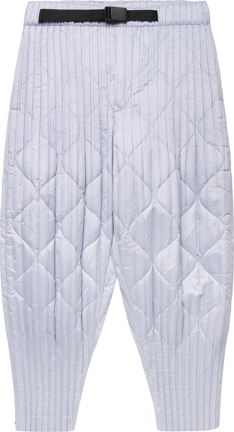 Homme Plissé Issey Miyake Padded Pleats Trousers 'Blue'
