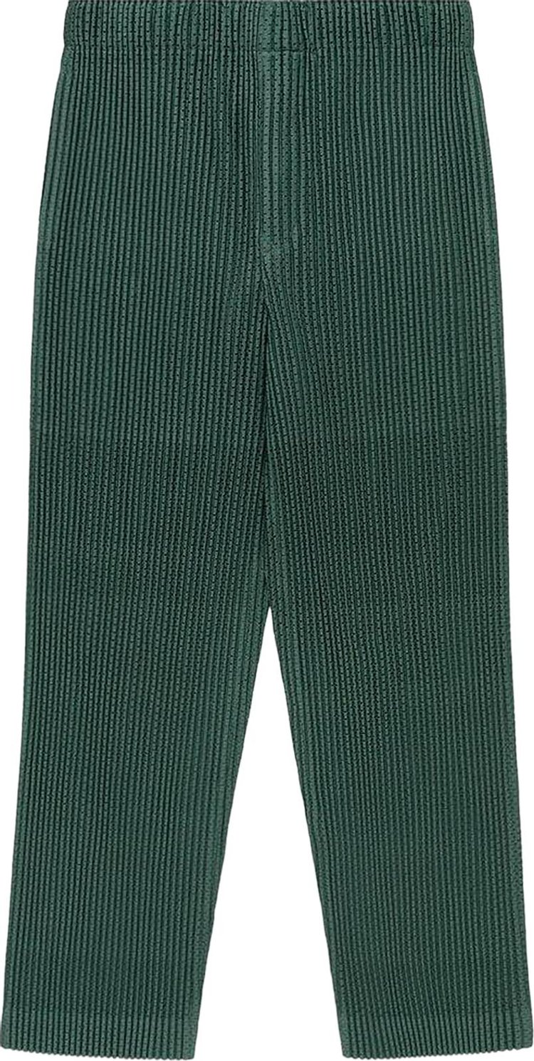 Homme Plissé Issey Miyake Pleated Pants 'Green'