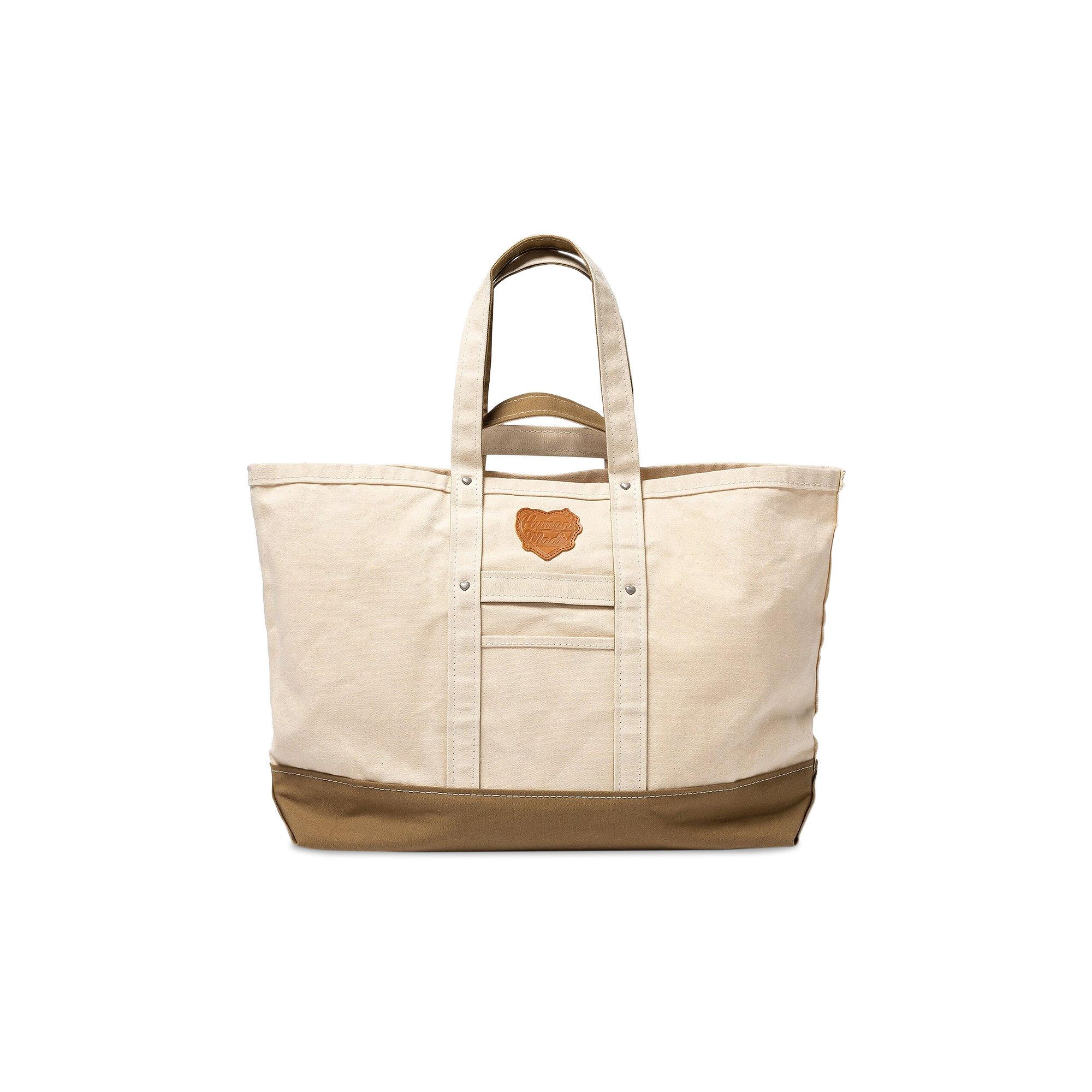 Buy Human Made Heavy Canvas Large Tote Bag 'Beige' - HM25GD031 BEIG | GOAT