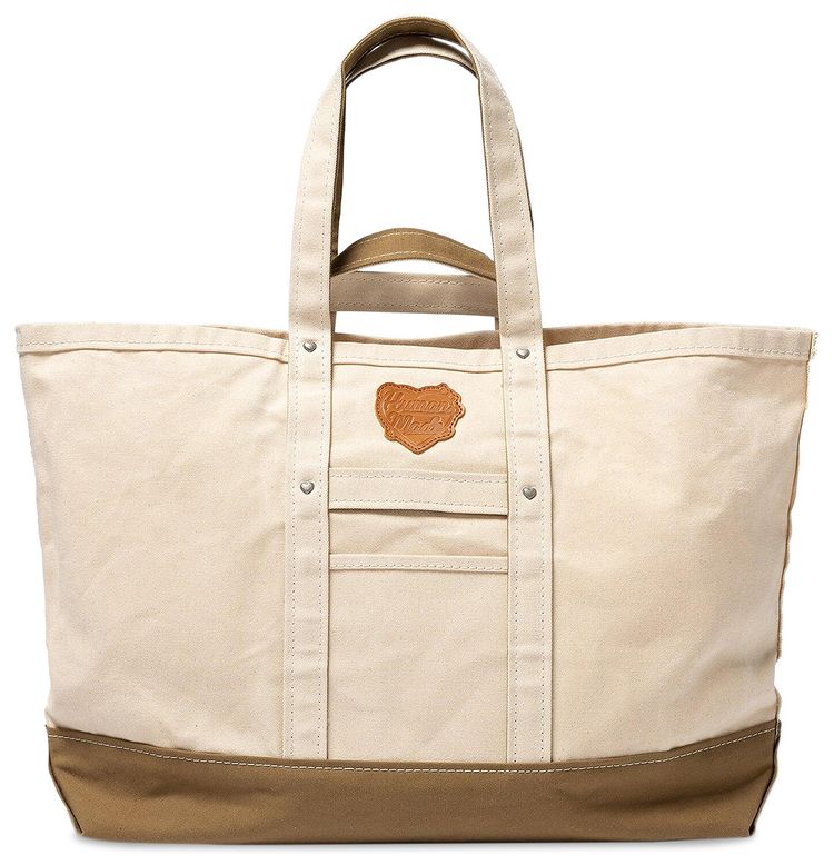 Human Made Heavy Canvas Large Tote Bag 'Beige'