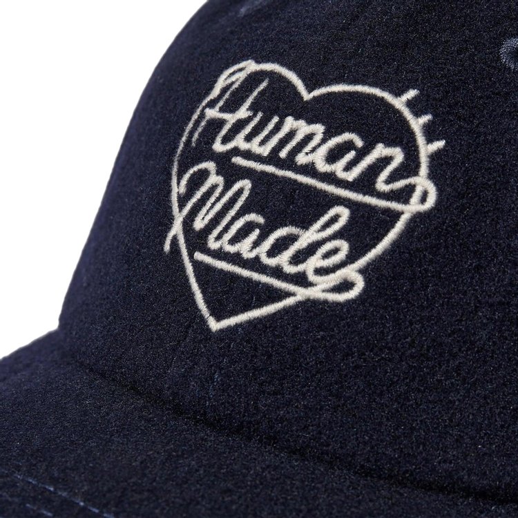 Human Made 6 Panel Wool Cap Navy