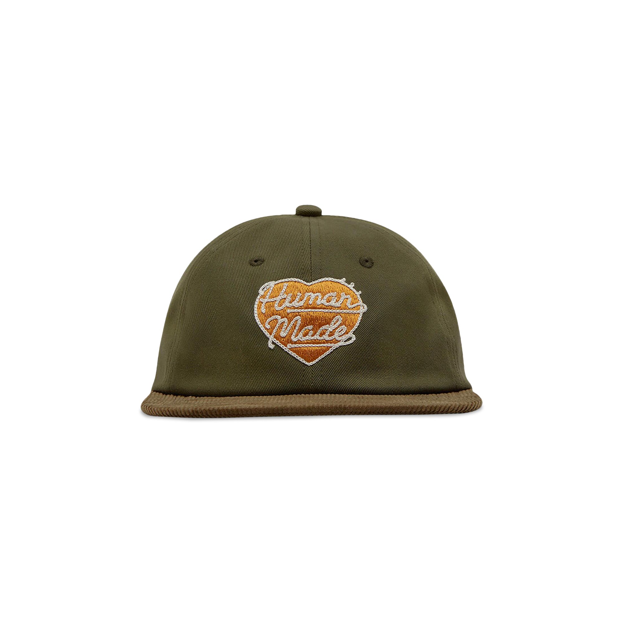 Human Made Corduroy Cap 'Olive Drab'