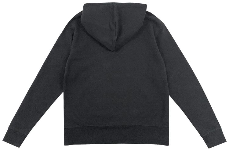 JW Anderson Logo Embroidery Hoodie Black