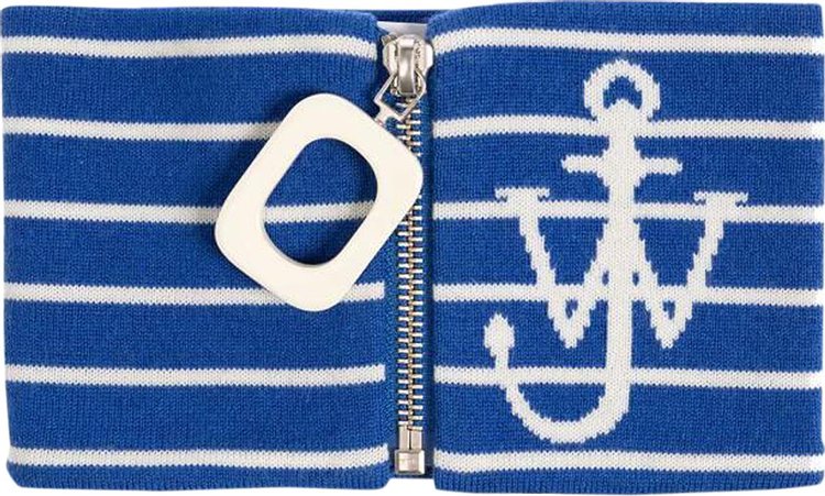 JW Anderson Striped Anchor Neckband Azure Blue