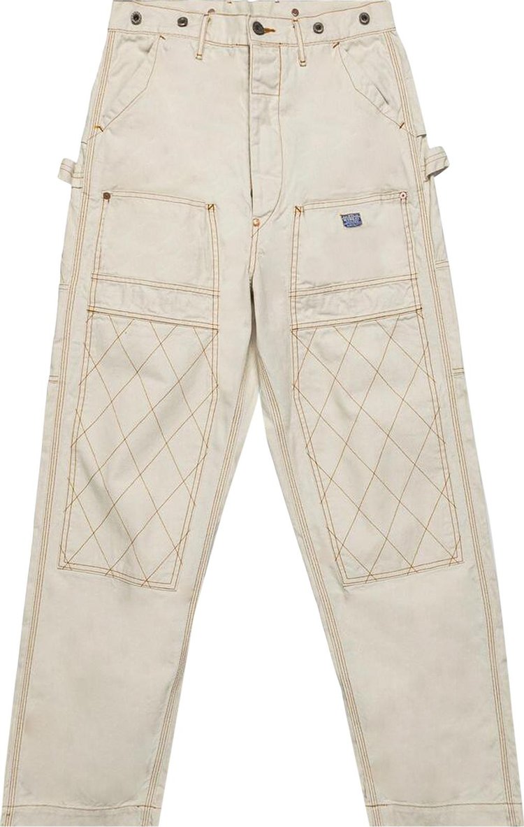 Kapital Light Canvas Lumber Pants Ecru