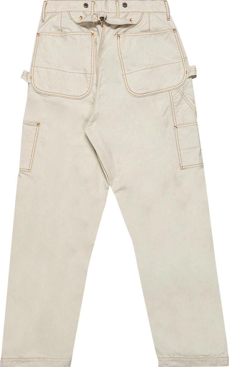 Kapital Light Canvas Lumber Pants Ecru