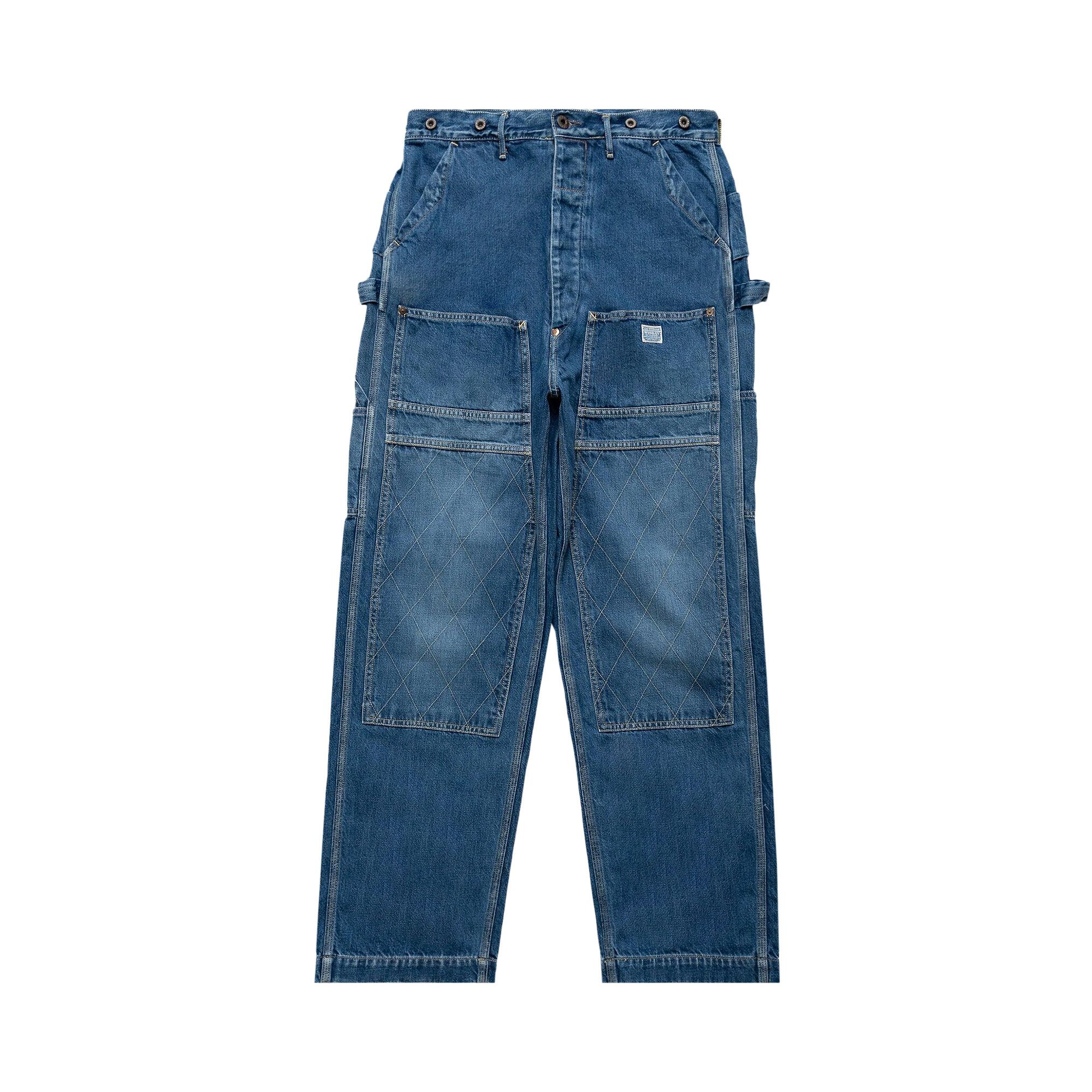 Buy Kapital Denim Lumber Pants 'Indigo' - EK 1438 INDI | GOAT