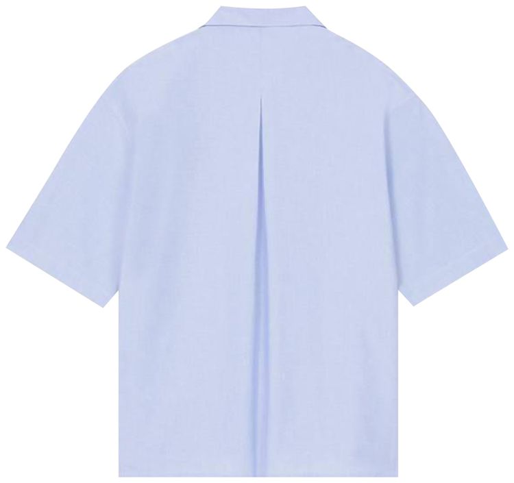 Kenzo Orange Hawaiian Shirt Sky Blue