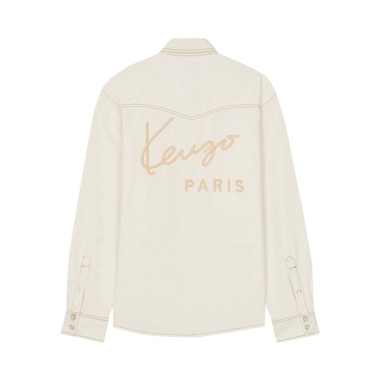 Kenzo Creations Western Shirt Stone Bleached White