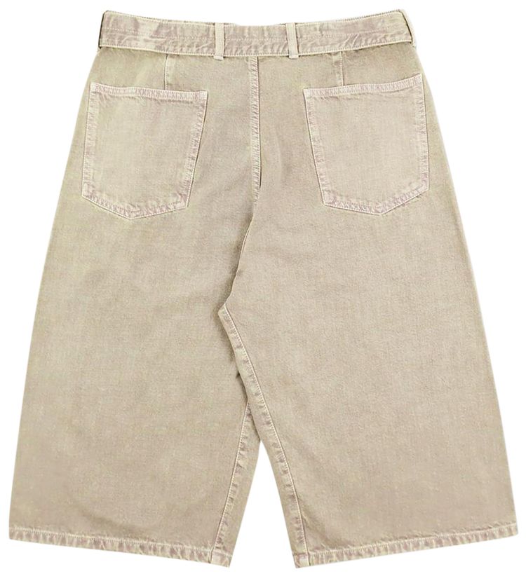Lemaire Twisted Shorts Snow Beige