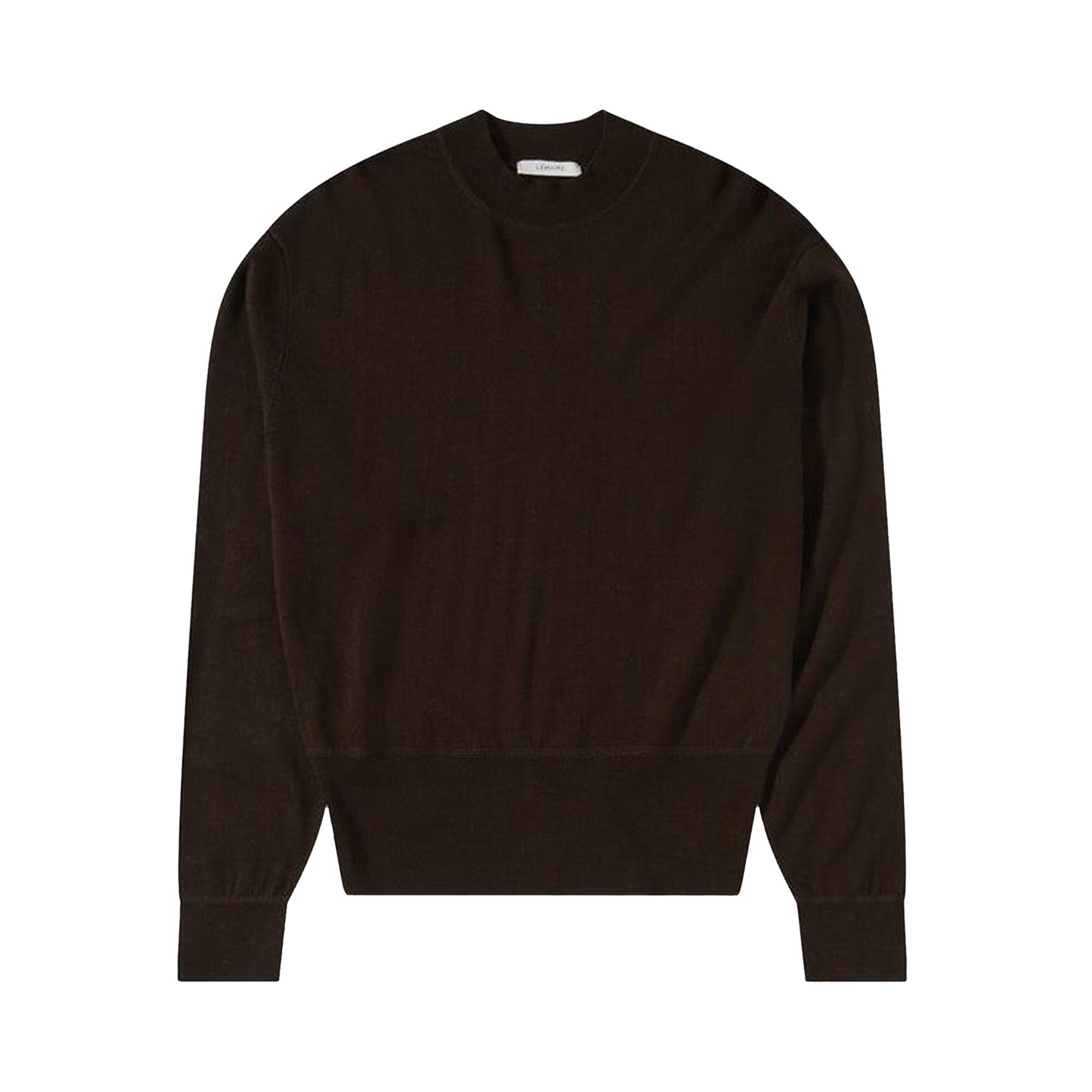 Buy Lemaire Mock Neck Jumper 'Pecan Brown' - TO1195 LK087