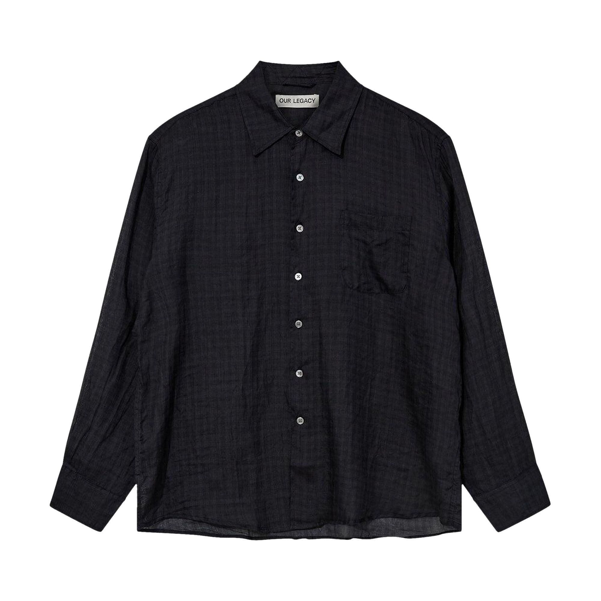 Buy Our Legacy Above Shirt 'Night Check Print' - M2232ASN | GOAT