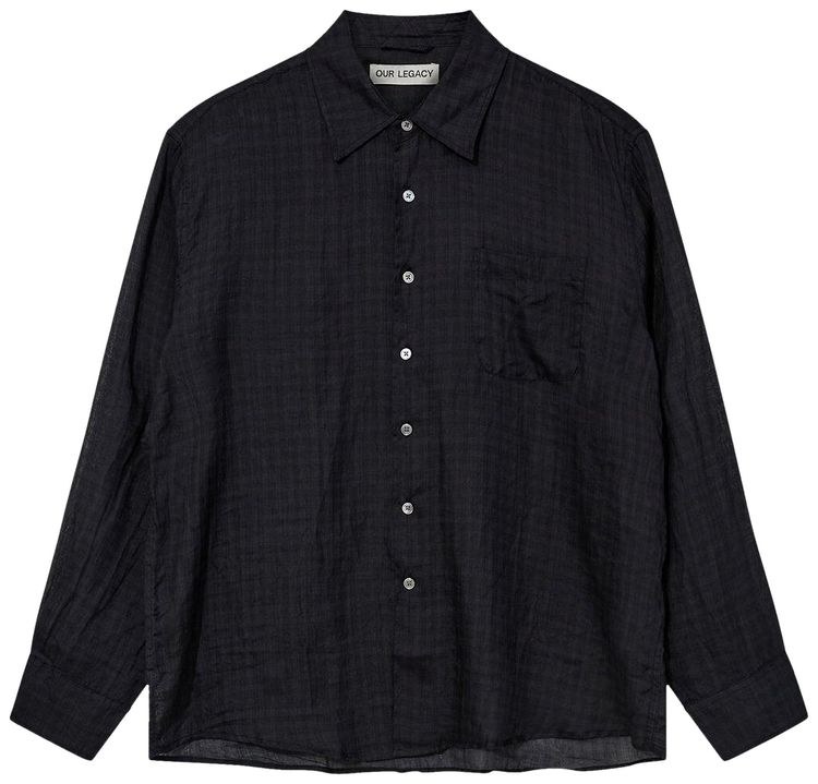 Our Legacy Above Shirt Night Check Print