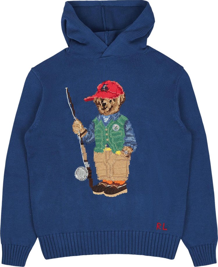 Polo Ralph Lauren Polo Bear Hooded Sweater 'Old Royal'
