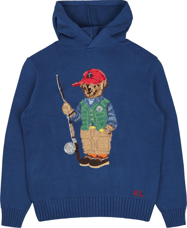 Polo Ralph Lauren Polo Bear Hooded Sweater Old Royal